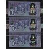 Image 2 : Bank of Canada $10, 2017 - Lot of 3 Consecutives
