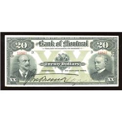 Bank of Montreal $20, 1904