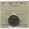 Image 2 : 1948 Five Cents