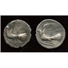 Image 2 : SIKYONIA, Sikyon. ca. 330/20-280 BC. AR Triobol – Hemidrachm. Lot of 2