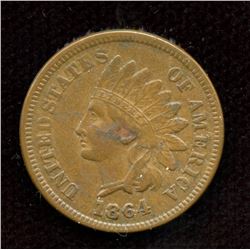 US 1c 1864 "With L" variety