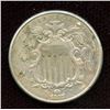 Image 1 : US 5c Shield 1867, no rays, in EF condition, nice coin for a type set