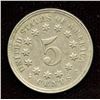 Image 2 : US 5c Shield 1867, no rays, in EF condition, nice coin for a type set