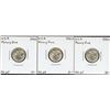 Image 1 : USA 1940 Mercury Dime, PDS Set. Lot of 3