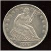 Image 1 : USA 1857 Liberty Seated Half Dollar