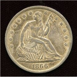 1866 USA Half Dollar