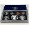 Image 2 : New Zealand 1977 Proof coin set, includes 27.216 gram 0.925 Ag dollar