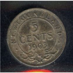 1903 Newfoundland Five Cents