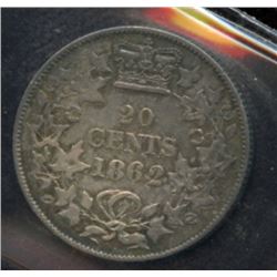 1862 New Brunswick Twenty Cents