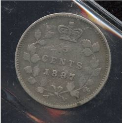 1887 Five Cents