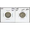 Image 1 : Lot of two popular silver 10c varieties