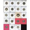 Image 1 : Dealer lot: 19 uncirculated silver 10c, 1953 to 1964 with some repeats