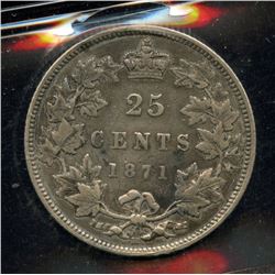 1871H Twenty-Five Cents