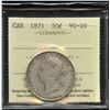 Image 2 : 1871 Fifty Cents