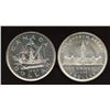 Image 1 : 1939 & 1949 Silver Dollars