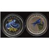 Image 3 : RCM 2010 25-cent coloured Blue Jay and 2011 25-cent coloured Barn Swallow