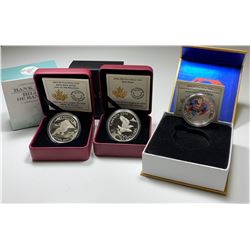 RCM Lot of Three 2014 Fine Silver Coins