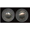 Image 2 : British Half Crowns Engraved Cufflinks & Jewelry Pair