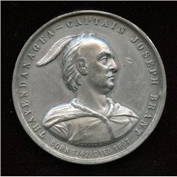 1886 Captain Joseph Brant, Thayendenagea, Leroux Medal