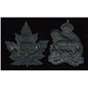 Image 2 : WW1 - Pair of CEF Cap Badges