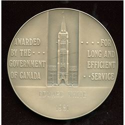 Government of Canada Long and Efficient Service Silver Medal