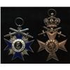 Image 1 : 1866 Cross Military Merit Merenti 1866 Swords Crown Medal Bavaria Germany WW1 - Lot of 2 Medals