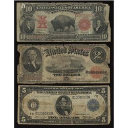 United States Large Size Note Lot