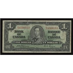 Bank of Canada $1 - Osborne, 1937