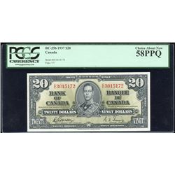Bank of Canada $20, 1937
