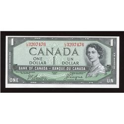 Bank of Canada $1, 1954 Devil's Face