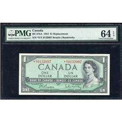 Bank of Canada $1, 1954 Replacement