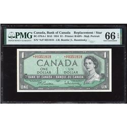 Bank of Canada $1, 1954 Replacement