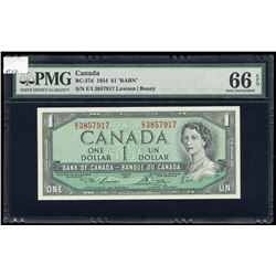 Bank of Canada $1, 1954 Transitional Prefix