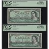 Image 1 : Bank of Canada $1, 1954 *X/F Replacement Lot