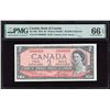 Image 1 : Bank of Canada $2, 1954 - Radar Note