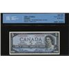 Image 1 : Bank of Canada $5, 1954  *R/C Modified Replacement