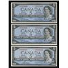 Image 1 : Bank of Canada $5, 1954 - Lot of 2 Consecutive & Bonus