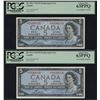 Image 1 : Bank of Canada $5, 1954 *R/X Replacement Lot