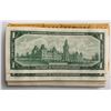 Image 2 : Bank of Canada $1, 1967 - 50 Note Half Bundle