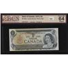 Image 1 : Bank of Canada $1, 1973 Rare ALM Changeover