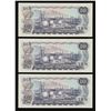 Image 2 : Bank of Canada $10, 1971 - Lot of 3 Consecutive Low Serial Numbers