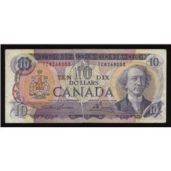 Bank of Canada $10, 1971 Pre-Print Crease Error