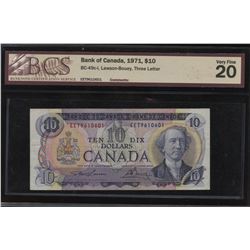 1971 Bank of Canada $10 Rare EET Changeover