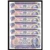 Image 1 : Bank of Canada $10, 1971 - Lot of 6