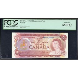 Bank of Canada $2, 1974 Replacement