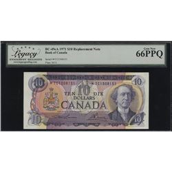 Bank of Canada $10, 1971 Replacement