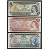 Image 1 : 1969-1979 Bank of Canada Multi-colour Matching Low Serial Number Set #749