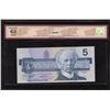 Image 2 : Bank of Canada $5, 1986 Radar