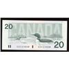 Image 2 : Bank of Canada $20, 1991 Replacement