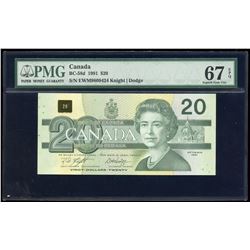 Bank of Canada $20, 1991